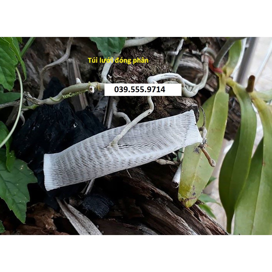 1Kg Túi lưới đựng phân tan chậm, túi phân dê