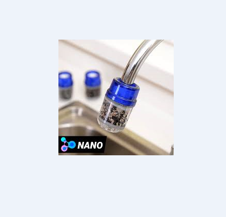 [HCM] Lọc vòi nước nano có sỏi lọc ( XANH )