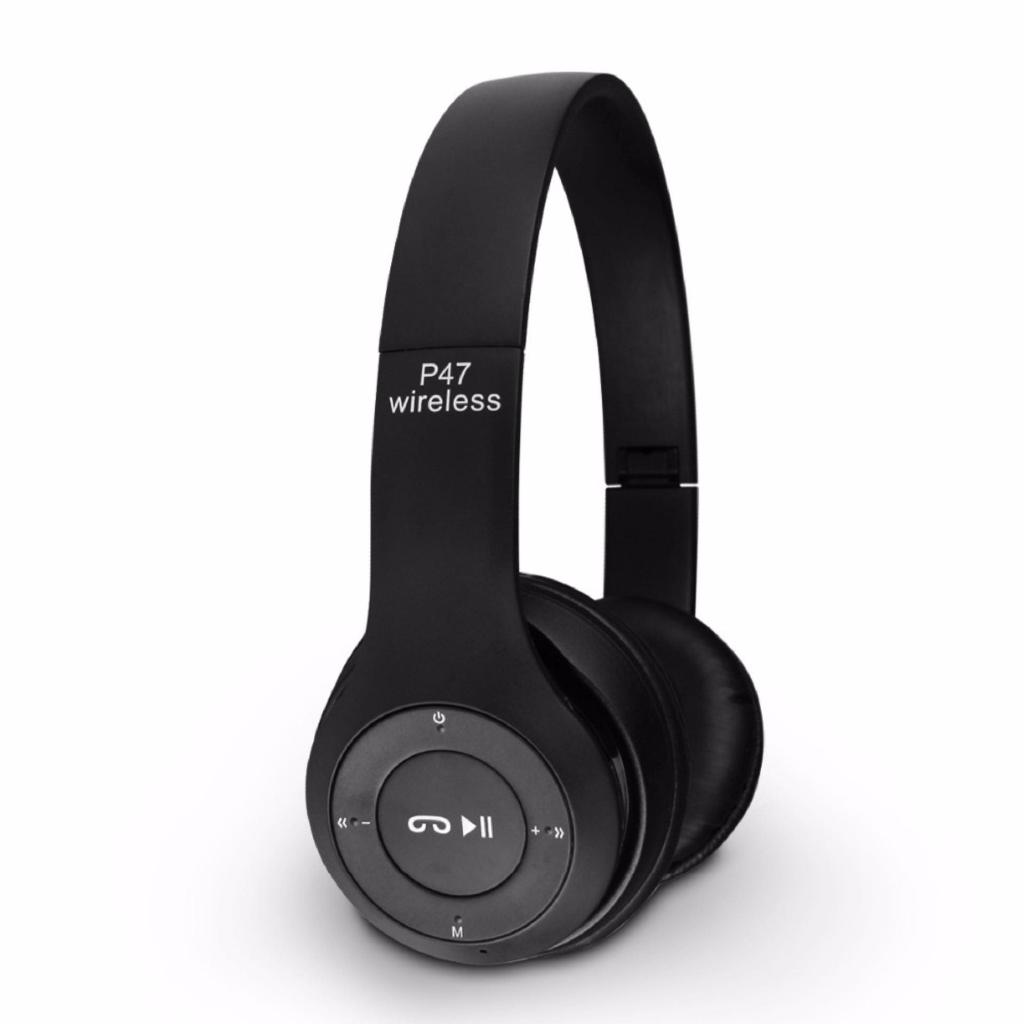 >> BÁO GIÁ TAI NGHE CHỤP TAI CAO CẤP CÓ KHE THẺ NHỚ BLUETOOTH P47 (TRẮNG) 1000002736 | Shopee Lazada Sendo Tiki mới nhất 152 Tai nghe chụp tai cao cấp có khe thẻ nhớ Bluetooth P47 - Âm Thanh Đỉnh Cao(màu đen)
