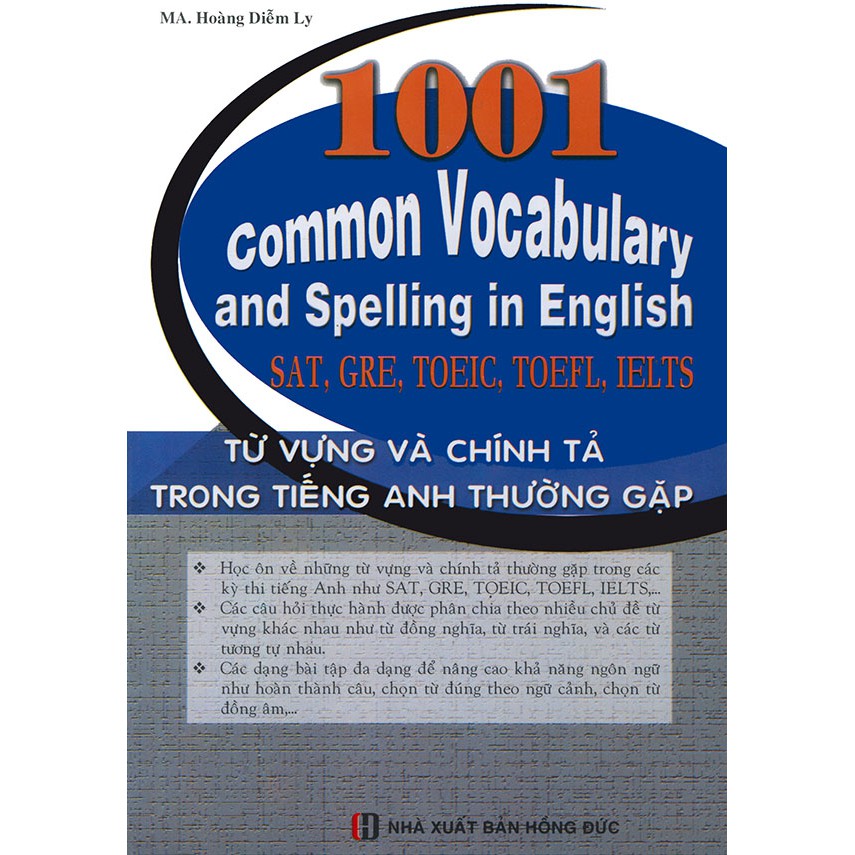 Sách - 1001 Common Vocabulary And Spelling In English Sat, Gre, Toeic, Toefl, Ielts