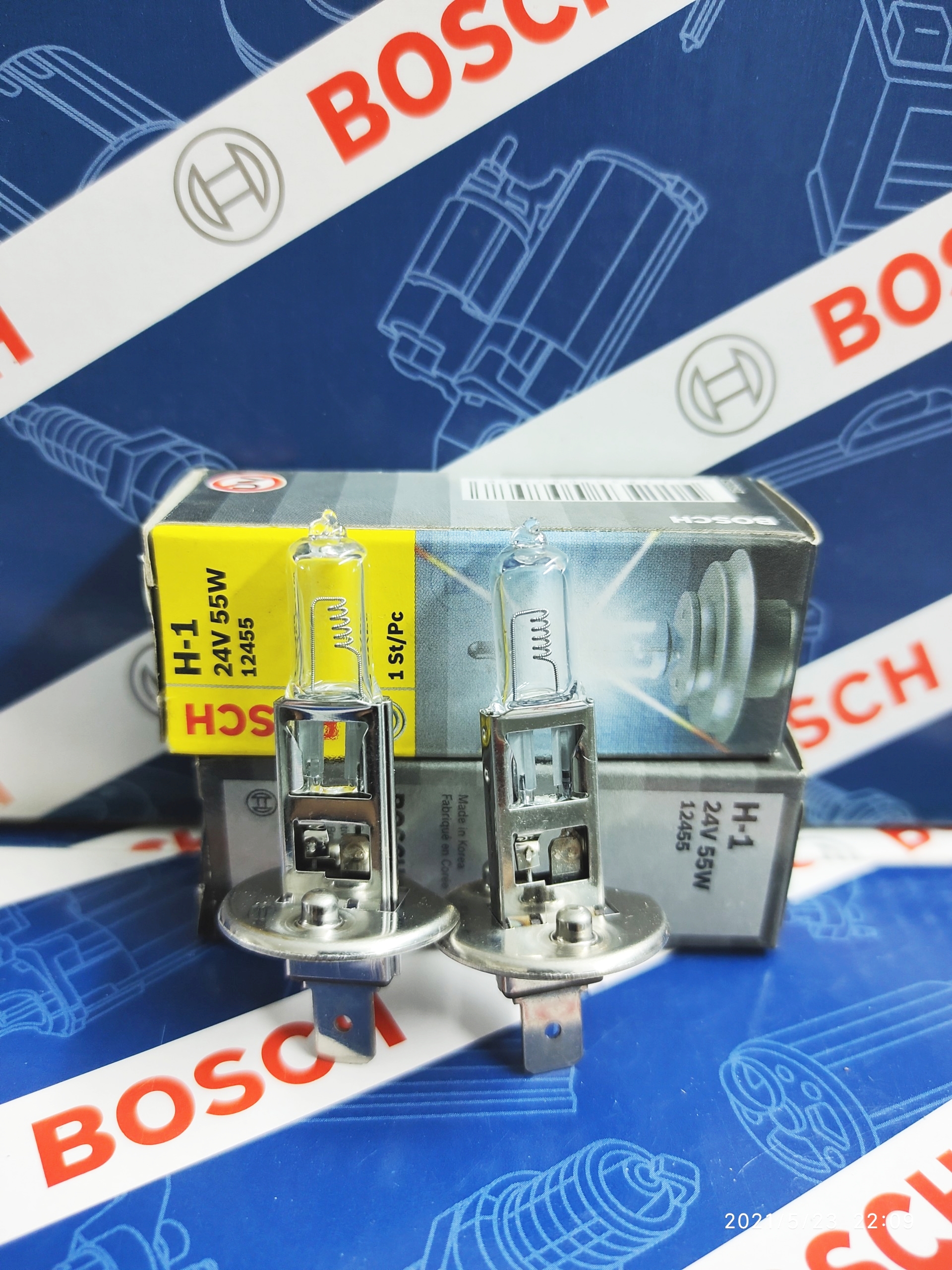 Bóng Đèn Xe Tải Bosch H1 24V 55W