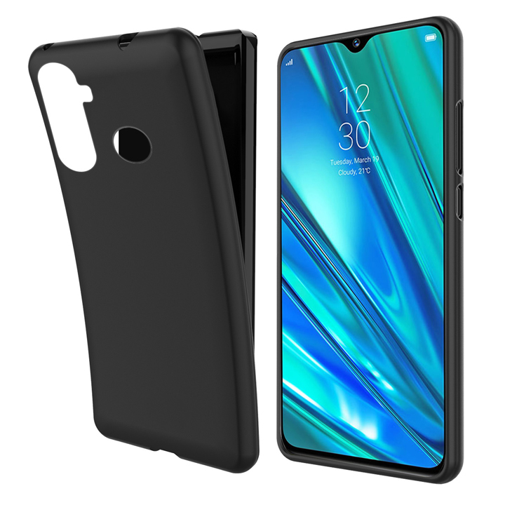 Ốp lưng Realme C3 silicon dẻo màu đen