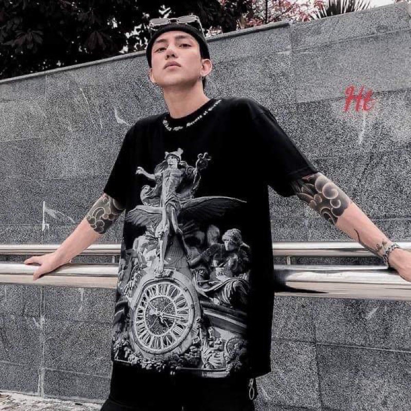 Áo Miken chữ vòng cổ