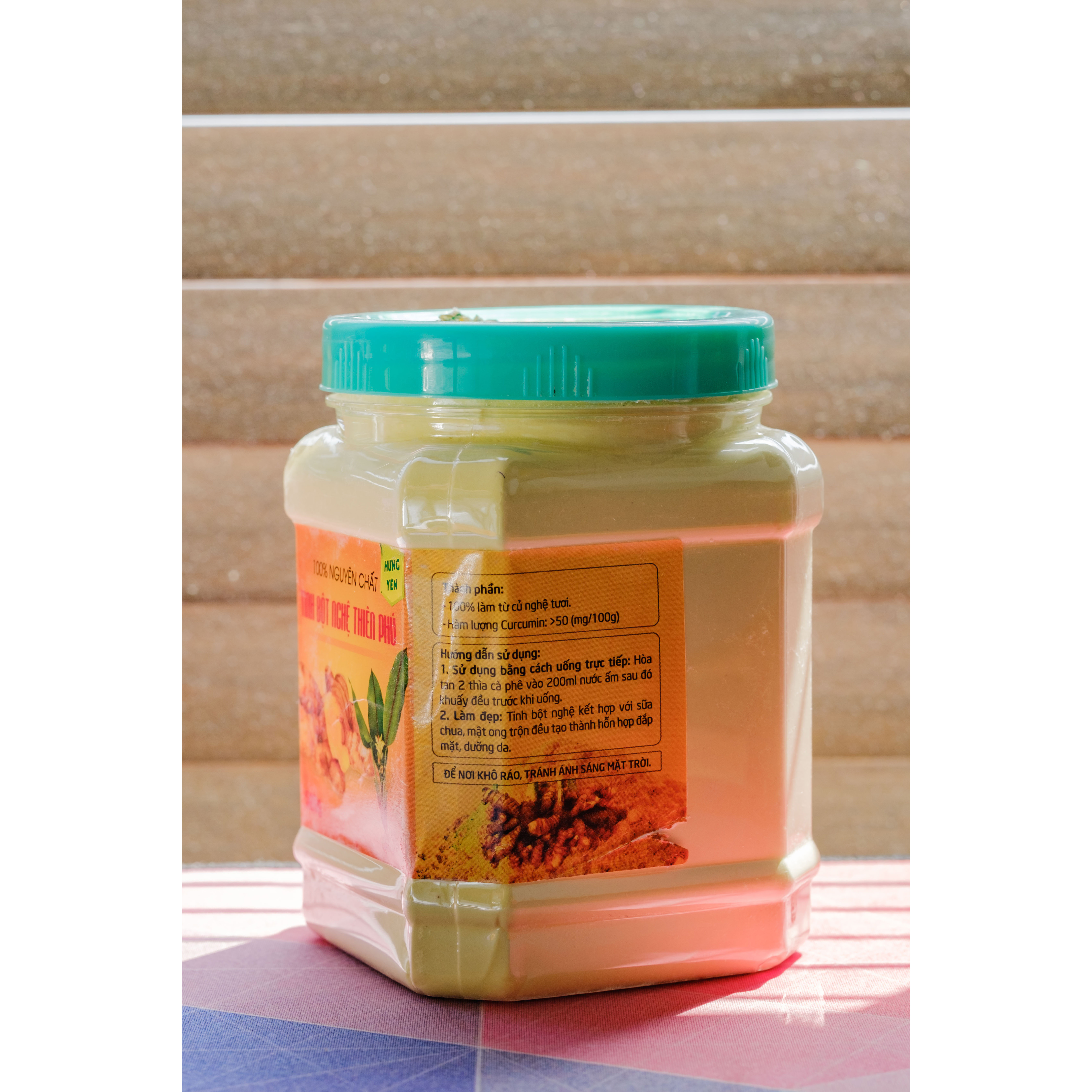[HCM]TINH BỘT NGHỆ HŨ 500GR - NS THIÊN TÚ