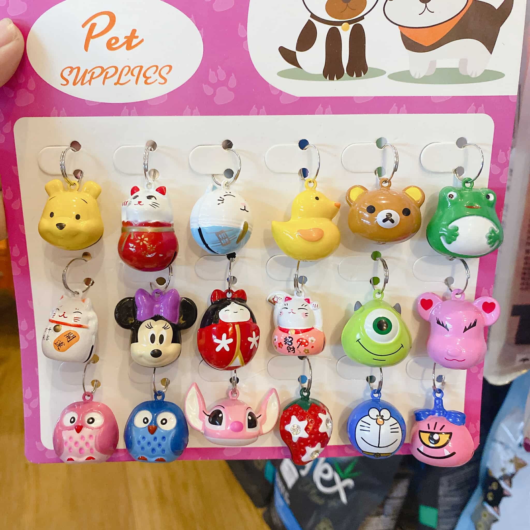 chuông thú cute size lớn (3-4cm) dành cho chó mèo - T3 PETS SHOP