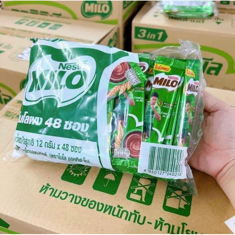 Bột sữa milo thái lan lốc 48 gói