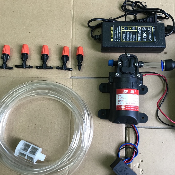 bộ máy phun sương 12v