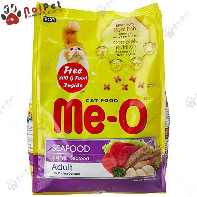 Thức Ăn Hạt Cho Mèo Me-O Thái Lan 1.2kg