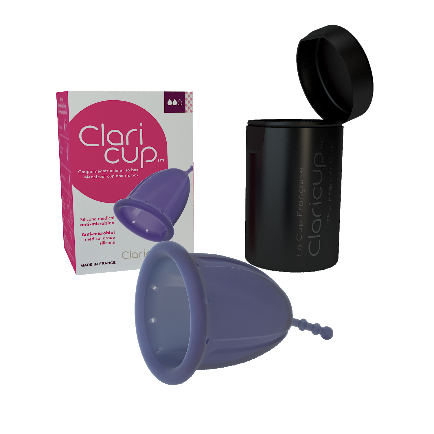 Cốc nguyệt san Claricup kháng khuẩn