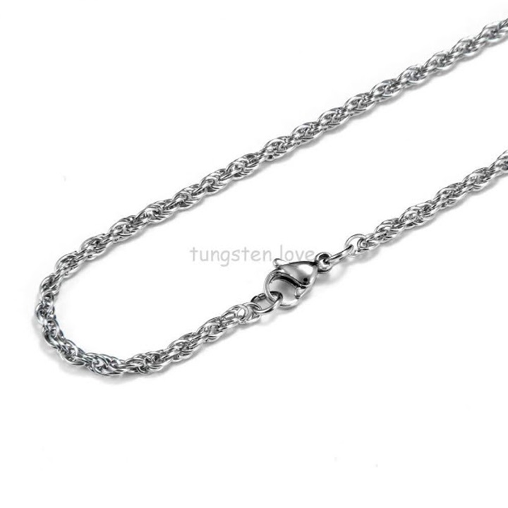 Dây chuyền titan móc máy cực sáng D10