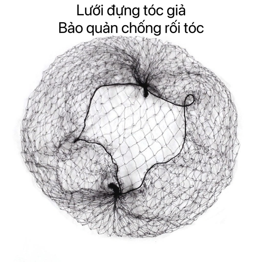 Lưới đựng tóc giả, túi lưới đựng tóc giả giúp bảo quản tóc không bị rối