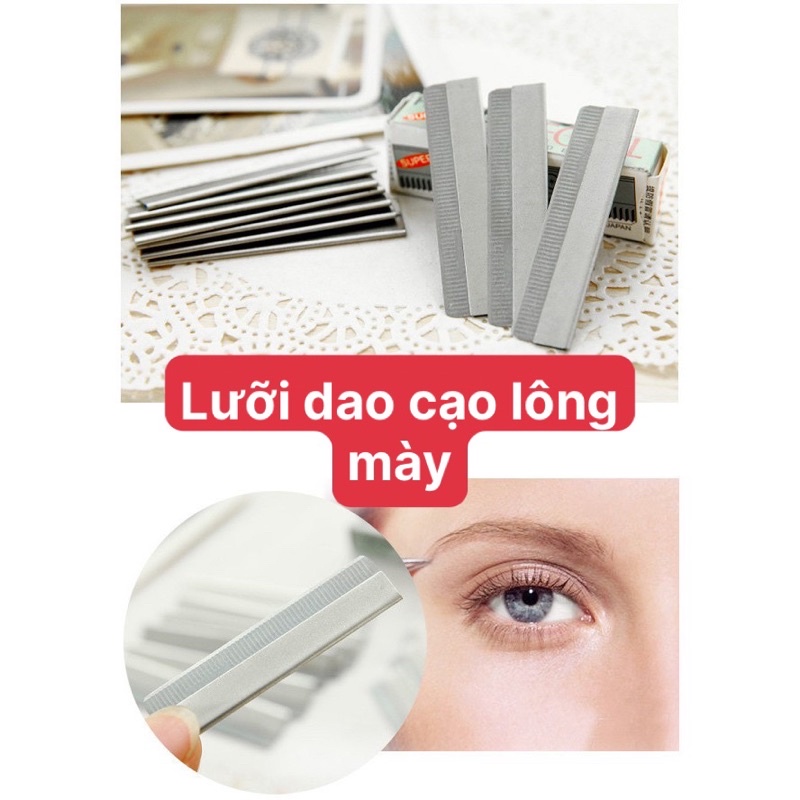 Cán dao cạo lông mặt, lông mày, râu phun xăm thẩm mỹ