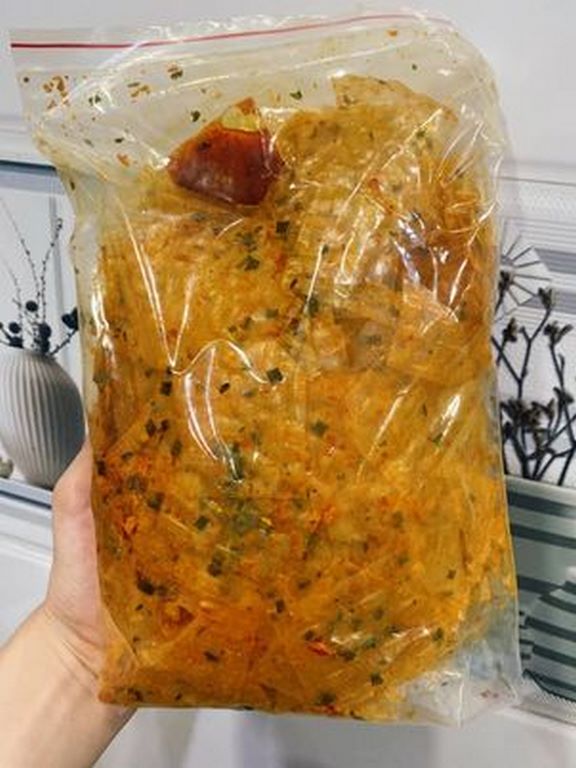 Bánh tráng long an lá thập cẩm sate - siêu cay 100g