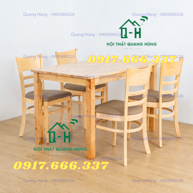 Bộ bàn ăn 4 ghế cabin giá rẻ dành cho gia đình - giao hàng hcm trong ngày