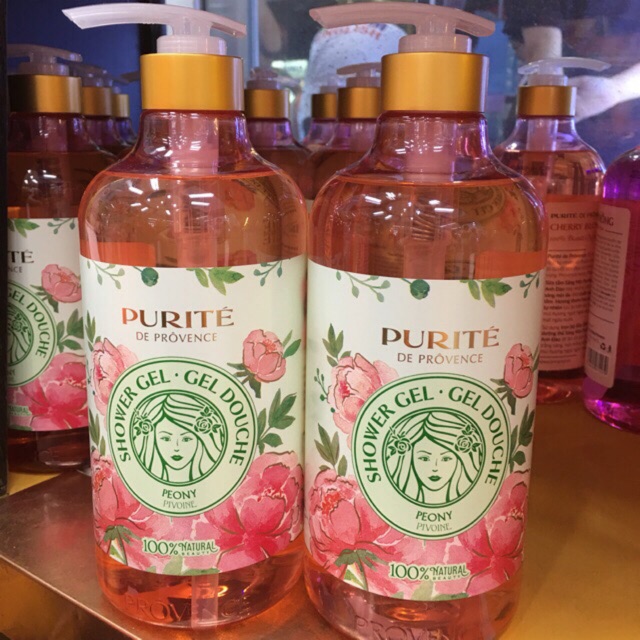 [HCM]Sữa Tắm Purite Hoa Mẫu Đơn 850ml