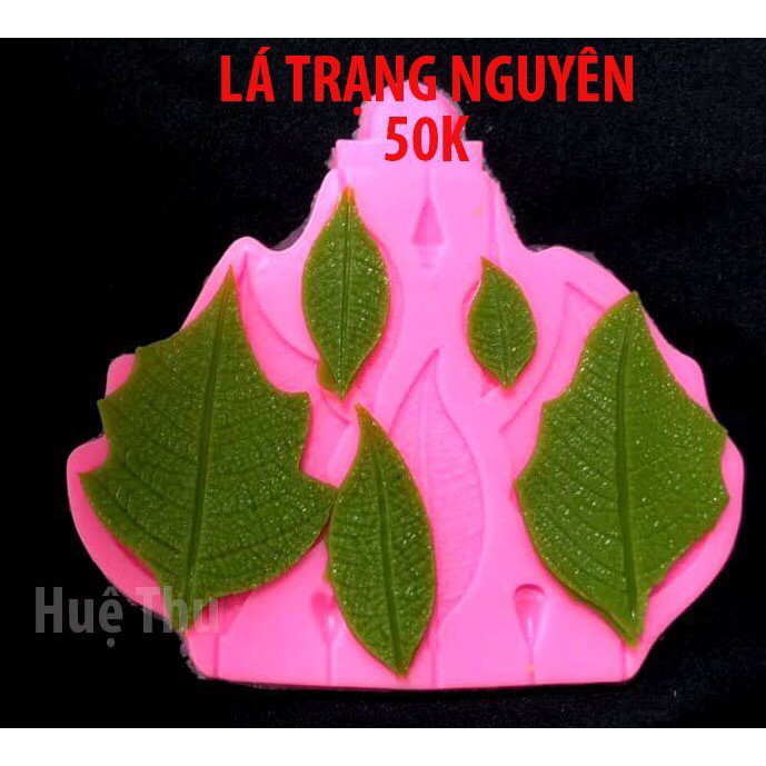 Khuôn silicon lá Trạng Nguyên đổ tạo hình cho bánh rau câu 3D, 4D