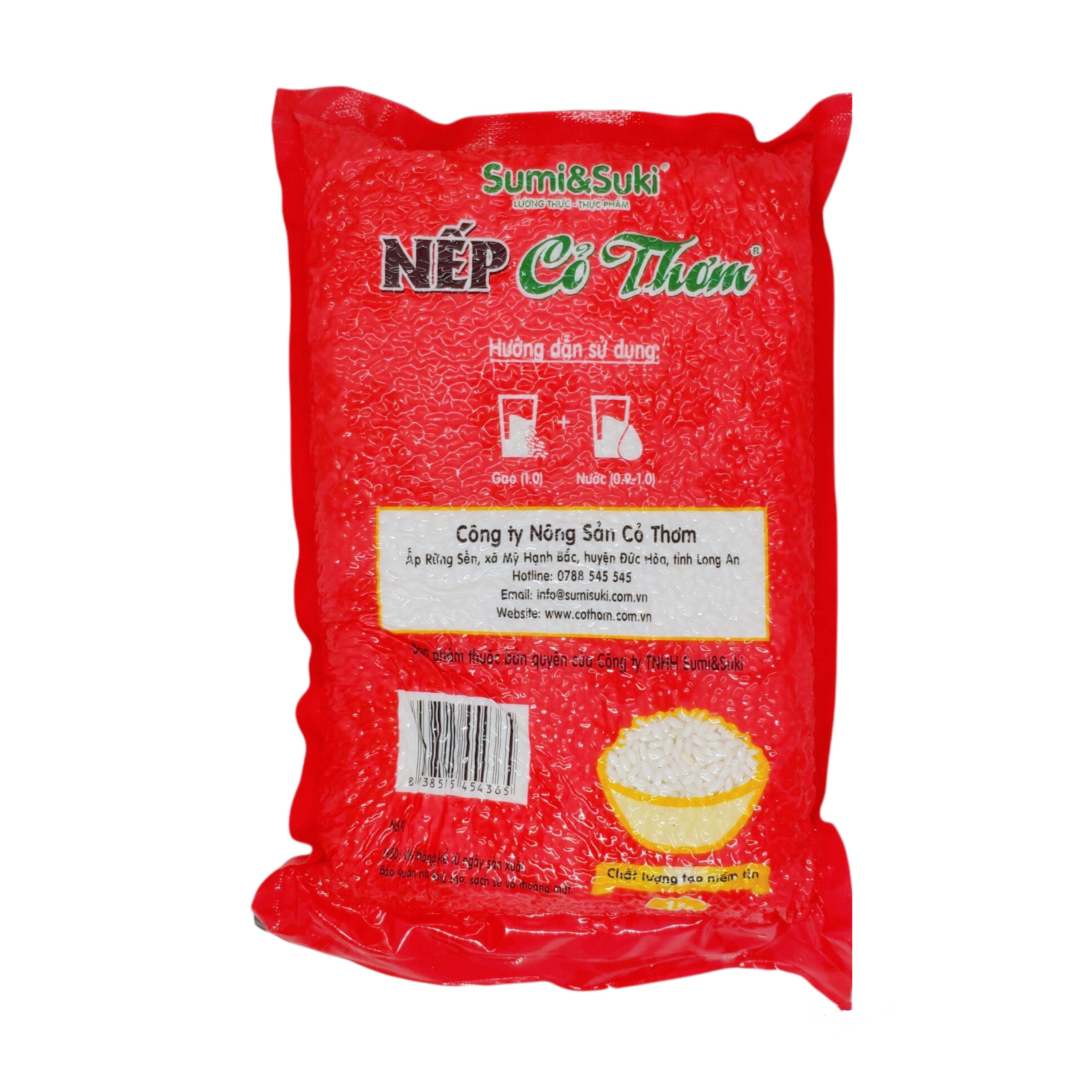 Nếp Cỏ Thơm Sumi & Suki - Bao đỏ 1kg