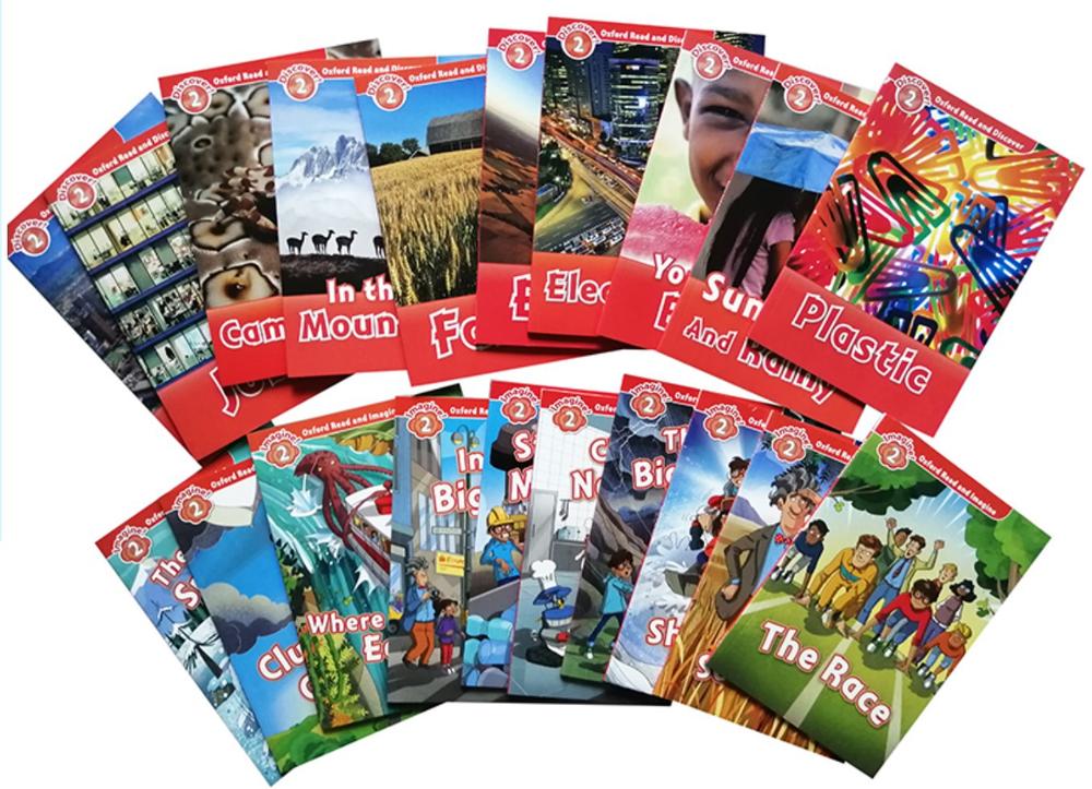 [Sách nhập khẩu] Oxford Read and Discover/ Imagine – Level 2 (20 quyển + File nghe)