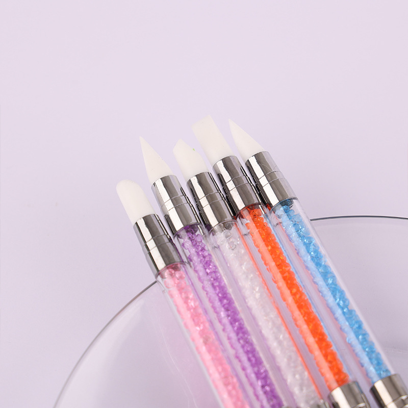 Set Cọ đắp 2 đầu trang trí móng đa năng (set 5 cây)