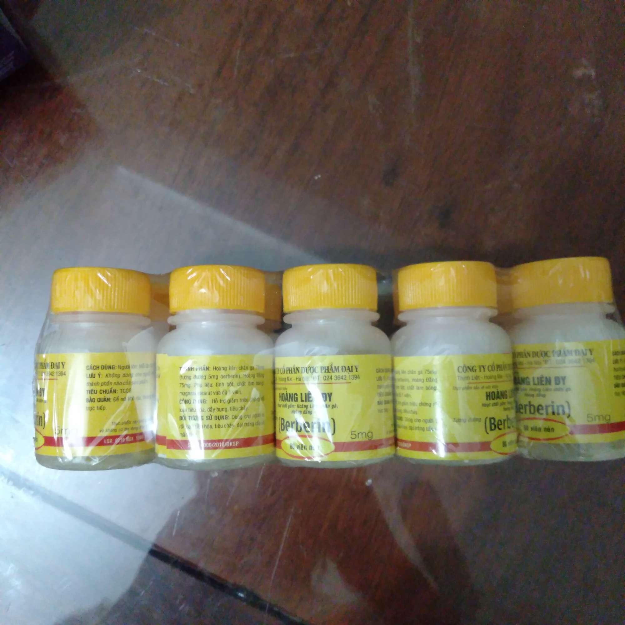 Lốc 10 lọ Berberin không bao đường
