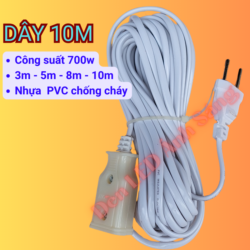 Phích âm liền dây Phích nối liền dây 3m 5m 8m 10m 700W