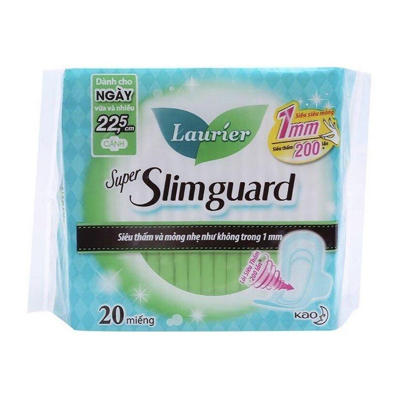 [Siêu thị WinMart] - Băng vệ sinh Laurier siêu mỏng có cánh 22,5cm 20 miếng