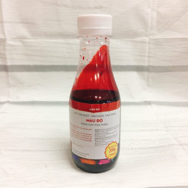Mầu Thực Phẩm Cơ Bản 100ml Vàng