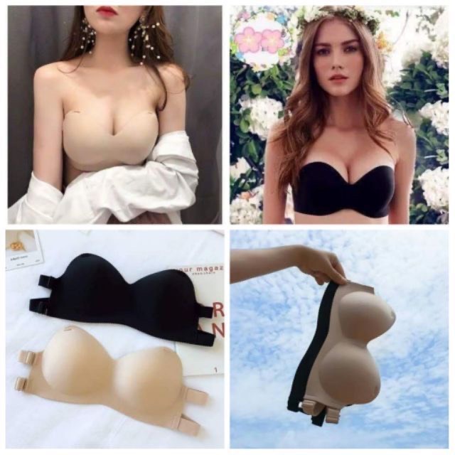 Áo Ngực Su, Áo Ngực Cúp Ngang (Được Tặng Kèm Dây Trong) TN810