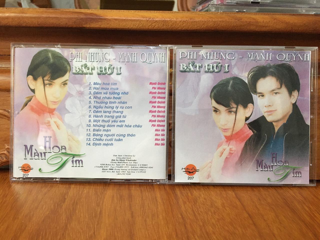[MDCD] Bộ 5 CD Đĩa Nhạc Mạnh Quỳnh - Phi Nhung chọn lọc