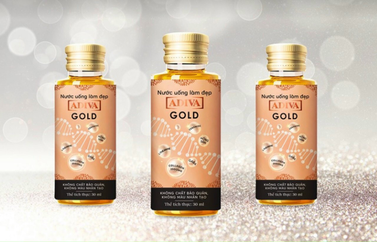 [HCM](Chính hãng) Combo 02 Hộp Collagen Adiva GOLD (14 lọ/ hộp)