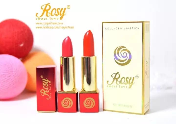 son môi colagen Rosy siêu lỳ cho môi xinh tốt nhất