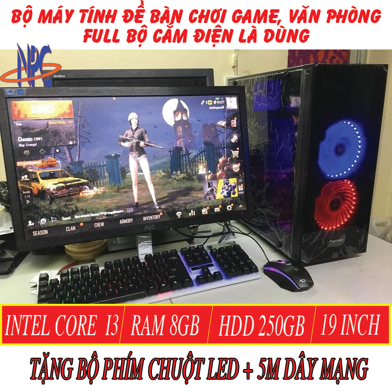 Bảng giá Bộ Máy Tính Để Bàn Chơi Game PUBG MB, FIFA 4, LMHT | Vi Tinh NPC Phong Vũ