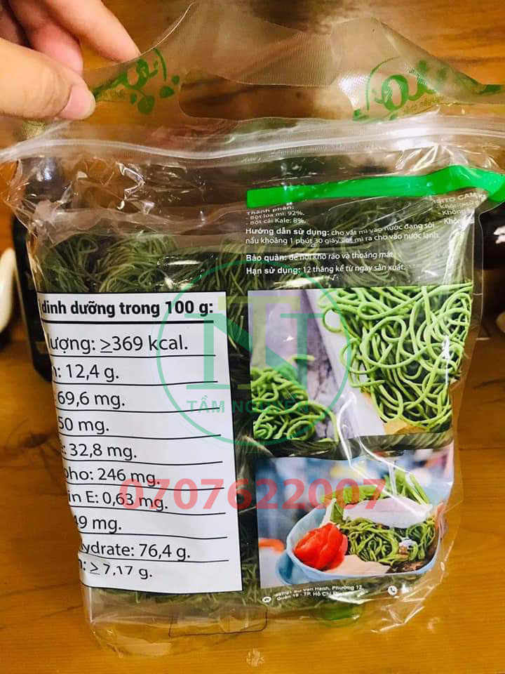 Mì cải Kale Organic 500g-Hàng Công Ty Isito