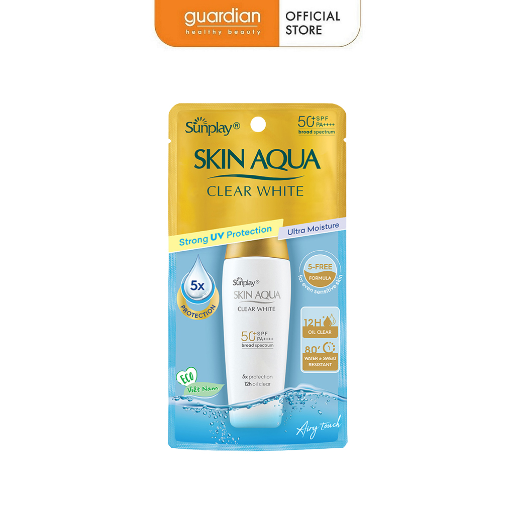 Sữa Chống Nắng Dưỡng Da Trắng Mịn Sunplay Skin Aqua Clear White SPF50 PA+++ 25Gr