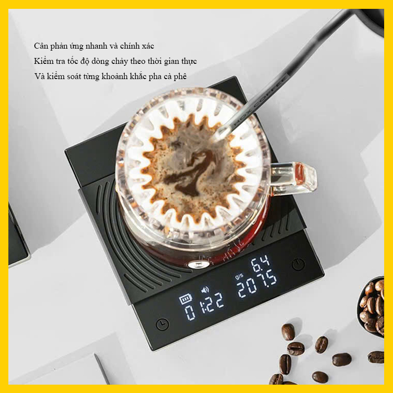 Cân điện tử pha chế cà phê Timemore