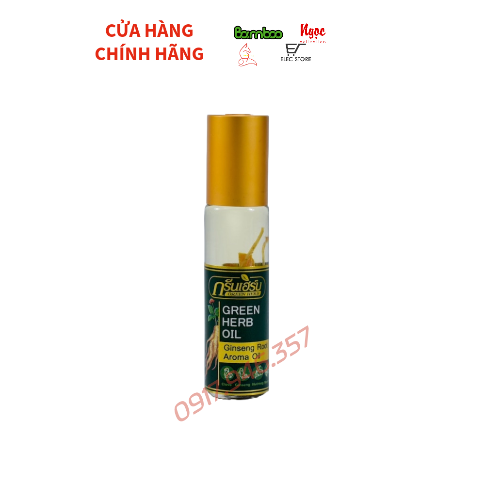 Dầu Sâm Green Oil Herb 8ml Thái Lan