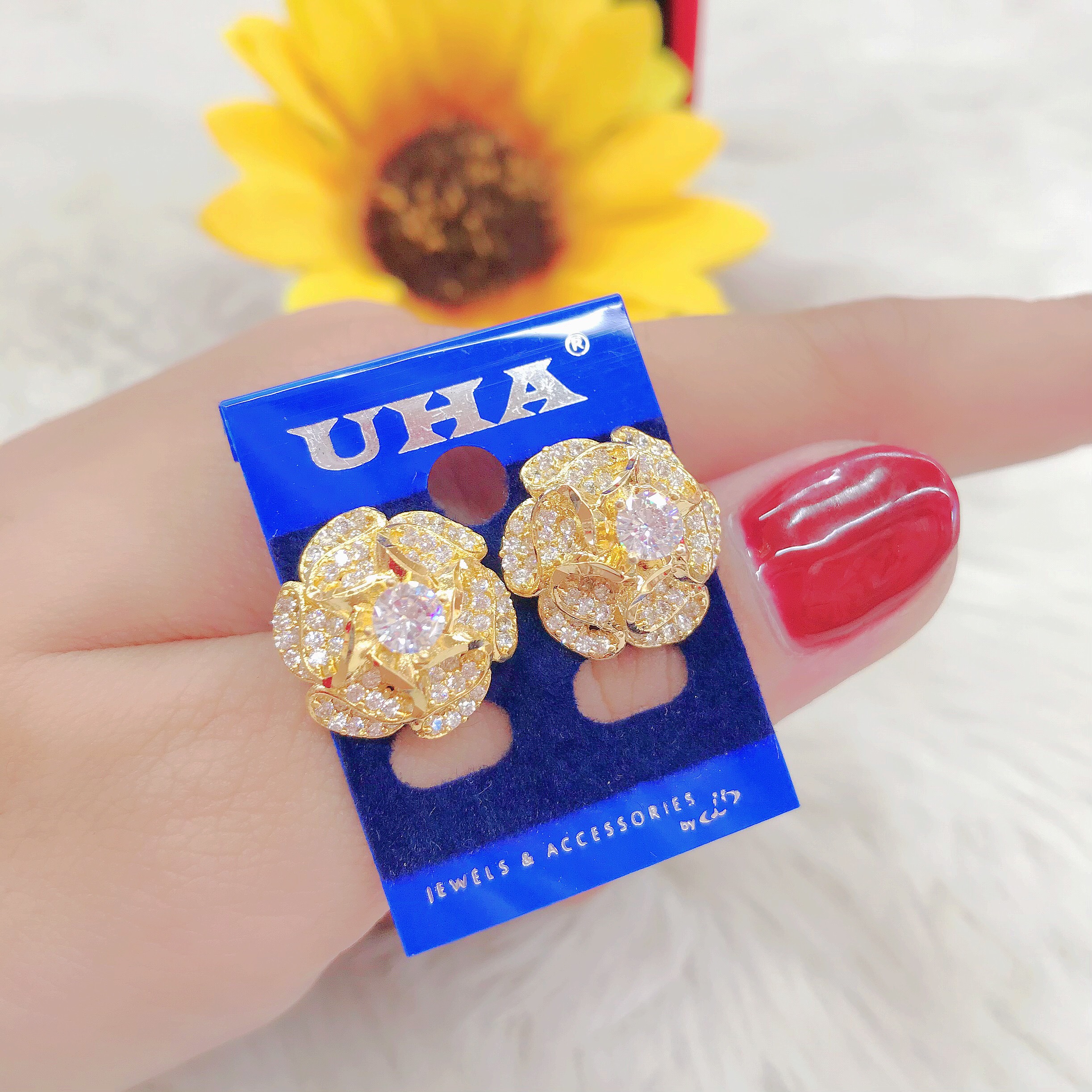 [ B422151 ] Đôi Bông Tai Nữ Mạ Vàng 18k 0432606 - Mang Đi Chơi, Đi Tiệc Đều Đẹp - Trang sức nữ, Bông tai mạ vàng, bông tai đẹp