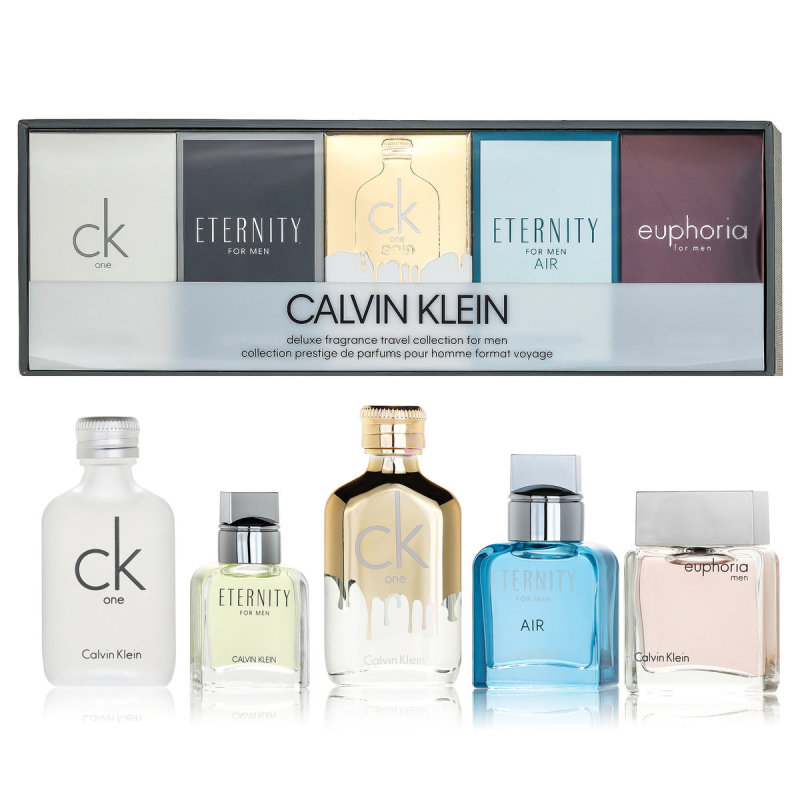 Bộ quà tặng 5 chai nước hoa Calvin Klein mini cho nam 10ml x 5