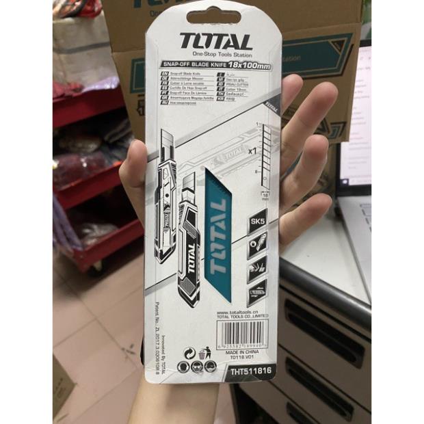 18X100mm dao rọc giấy Total THT511816
