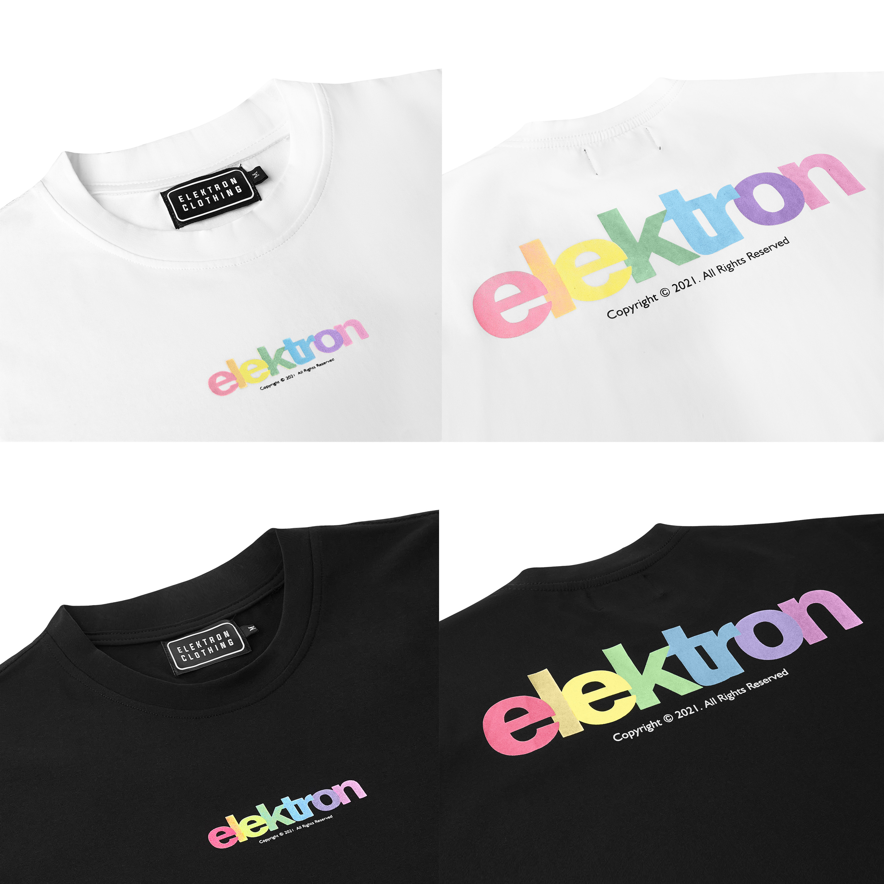 Áo thun Colorful (2 màu) - Elektron Clothing