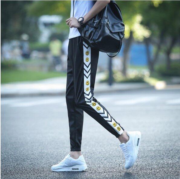 Quần jogger phối sọc phản quang siêu chất PU8888