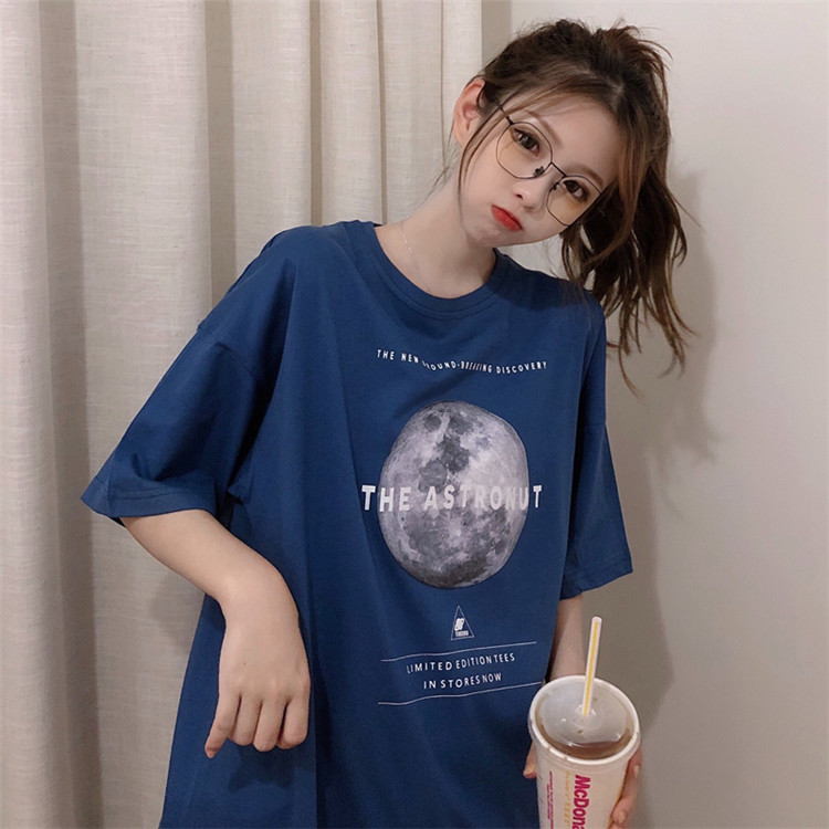 [HCM](SALE VÔ ĐỊCH) Áo Thun Unisex Tay Lỡ Form Rộng Bông Cúc & Áo Thun Giấu Quần Unisex In Hình Earth