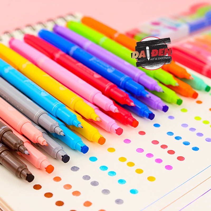 [HCM]Bút Marker 2 đầu Tombow Play Color DOT (Màu Lẻ)