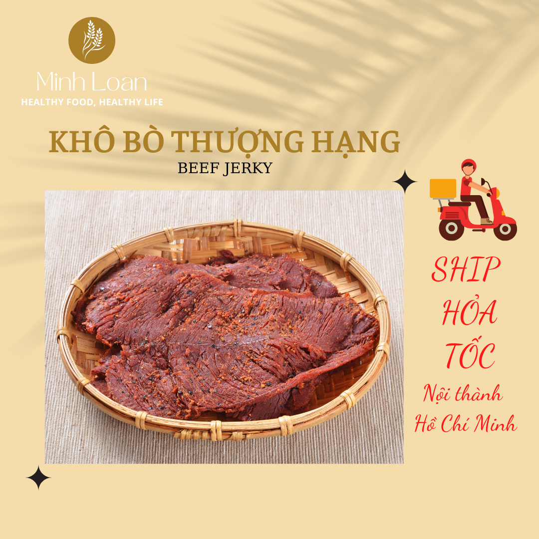 Khô bò thượng hạng (500g - 1kg) - MinhLoanfarm