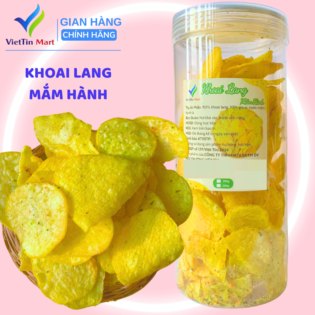 Khoai Lang Sấy Mắm Hành VIETTIN MART