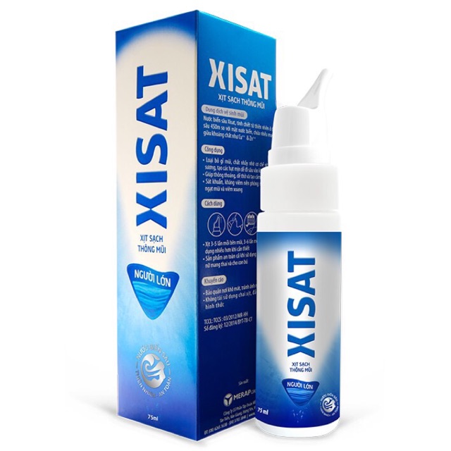 Dung dịch xịt mũi XISAT người lớn 75ml