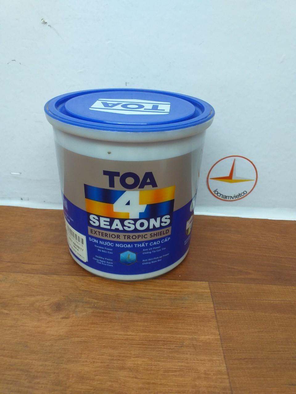 Sơn nước ngoại thất Toa 4SS màu đen 8237 1L