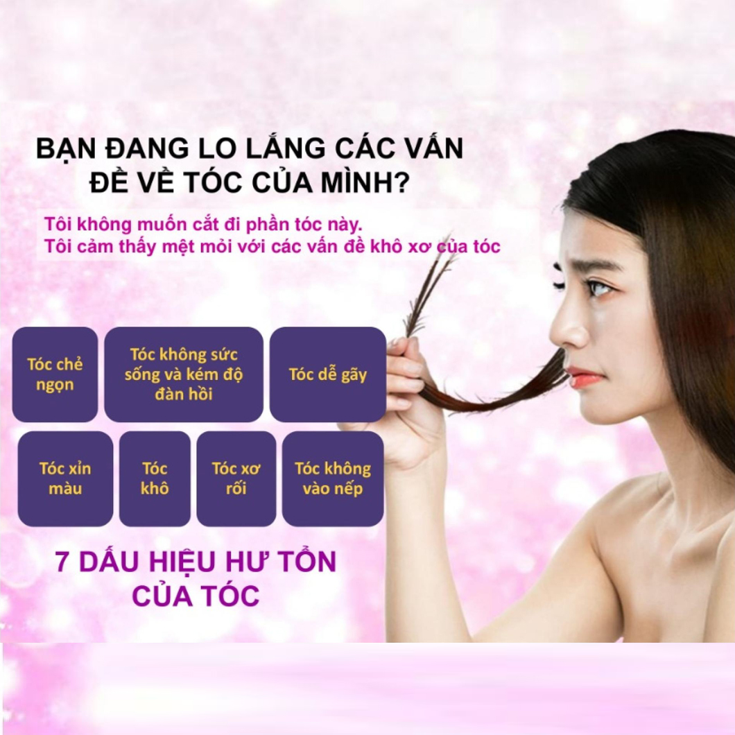 Dầu gội Elastine Silk Repair (hồng) (hongthamshopcom)