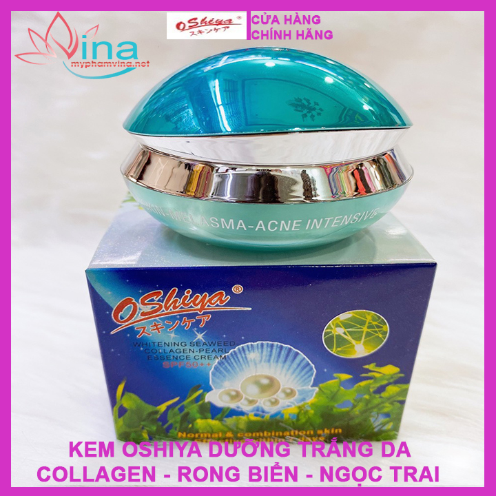 Kem Oshiya Collagen Rong Biển Ngọc Trai 20gr