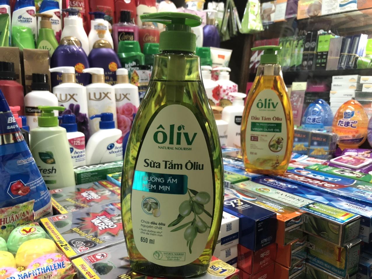 SỮA TẮM DƯỠNG DA OLIU OLIV NATURAL 650ML
